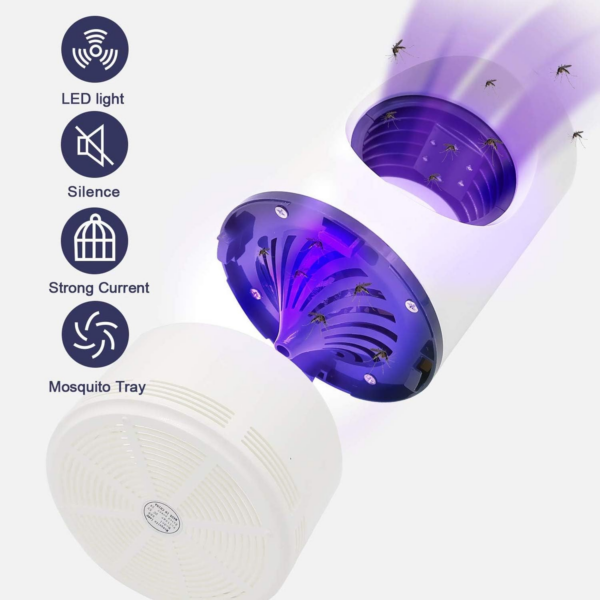 Lampara Led Eléctrica Mata Mosquitos - Imagen 3