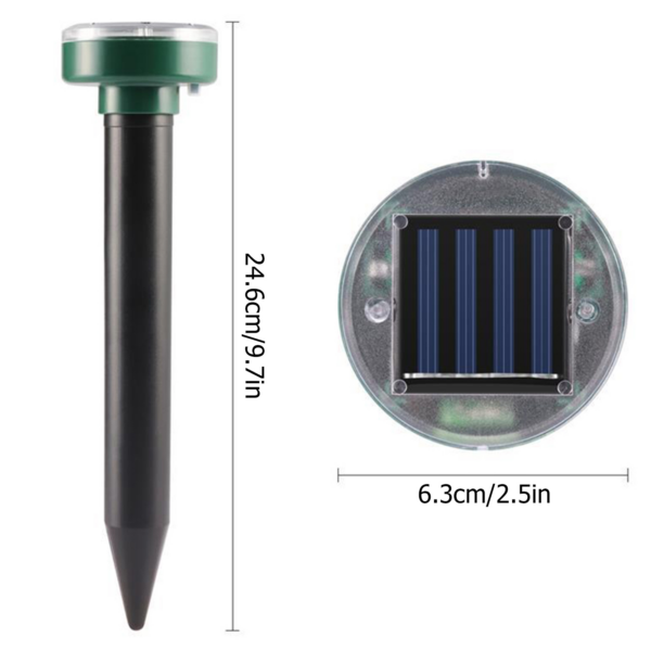 REPELENTE ULTRASONICO SOLAR DE ANIMALES - Imagen 2