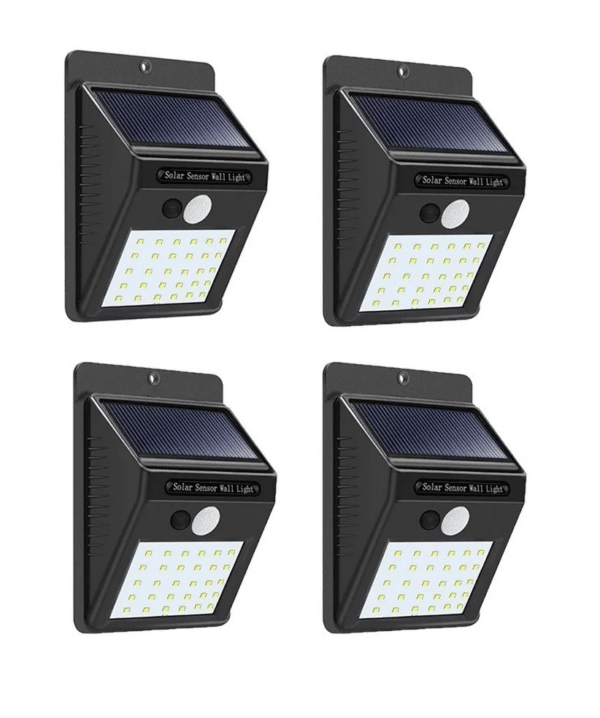 4 Lamparas Panel Solar 30 leds sensor - Imagen 4